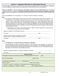 Form LDSS-4882 Application/Referral for Child Support Services - New York, Page 16
