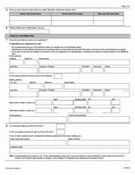 Form CIT0002 Application for Canadian Citizenship Adults (18 Years of Age or Older) Applying Under Subsection 5(1) - Canada, Page 2