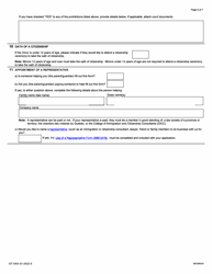 Form CIT0003 Application for Canadian Citizenship - Minors (Under 18 Years of Age) Under Subsection 5(2) - Canada, Page 6