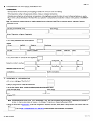Form CIT0403 Application for Canadian Citizenship - Minors (Under 18 Years of Age) Applying Under Subsection 5(1) - Canada, Page 3