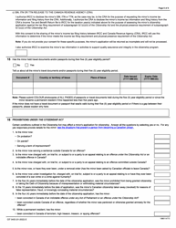 Form CIT0403 Application for Canadian Citizenship - Minors (Under 18 Years of Age) Applying Under Subsection 5(1) - Canada, Page 6