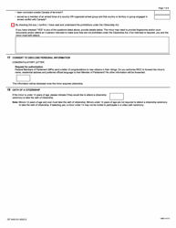 Form CIT0403 Application for Canadian Citizenship - Minors (Under 18 Years of Age) Applying Under Subsection 5(1) - Canada, Page 7