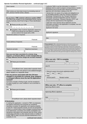 Form F2768 Operator Accreditation Renewal Application - Queensland, Australia, Page 2