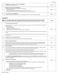 Form IMM5467 Document Checklist - Atlantic Intermediate-Skilled Program - Canada, Page 2
