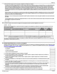 Forme CIT0403 Demande De Citoyennete Canadienne - Mineurs (Moins De 18 Ans) Presentant Une Demande En Vertu Du Paragraphe 5(1) - Canada (French), Page 6