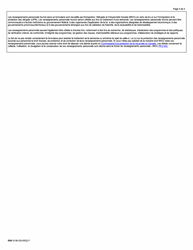 Forme IMM0138 Agenda 20 Projet Pilote Sur Lavoie D&#039;acces a La Mobilite Economique - Canada (French), Page 4