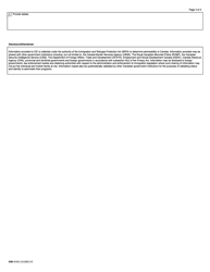 Form IMM0153 Additional Background Information Form - Canada, Page 3