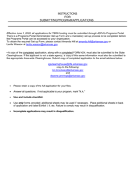 Home Tenant Based Rental Assistance Application - Arkansas, Page 2
