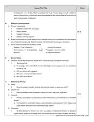 Lesson Plan Cover Sheet - Dynamics of De-escalation - Arizona, Page 4