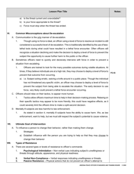 Lesson Plan Cover Sheet - Dynamics of De-escalation - Arizona, Page 5