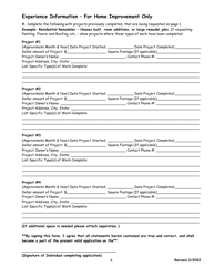 Amended Class for Home Improvement New Application - Arkansas, Page 2