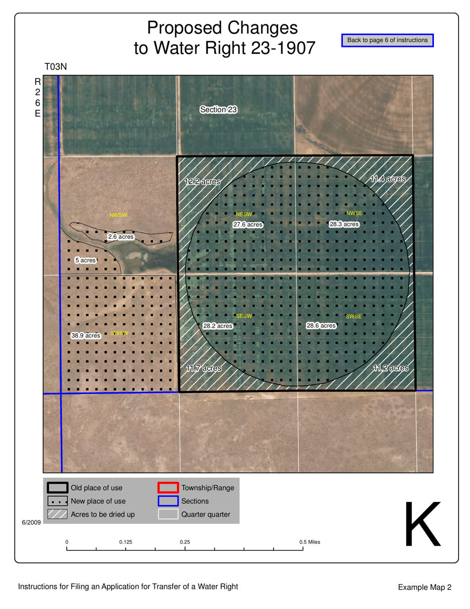 Instructions for Form 42-222 Application for Transfer of a Water Right - Idaho, Page 11