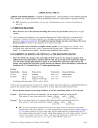 Instructions for Form 42-222 Application for Transfer of a Water Right - Idaho, Page 2