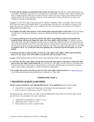 Instructions for Form 42-222 Application for Transfer of a Water Right - Idaho, Page 4