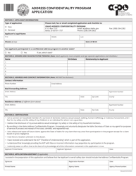 Document preview: Application Form - Address Confidentiality Program - Idaho