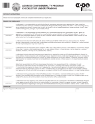 Application Form - Address Confidentiality Program - Idaho, Page 3