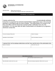 State Form 57142 Withdrawal Authorization - Indiana