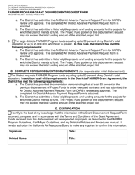 Form MSCD/ISB-183 Farmer Program Grant Disbursement Request Form - California, Page 2