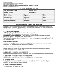 Form MSCD/ISB-183 Farmer Program Grant Disbursement Request Form - California, Page 3