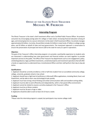Internship Program Application - Illinois