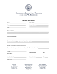 Internship Program Application - Illinois, Page 3