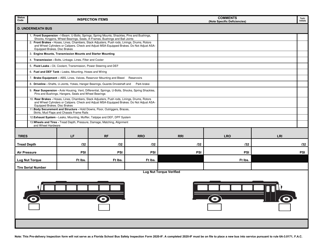 Form 2020-PDI Pre-delivery Inspection Form - Florida, Page 3
