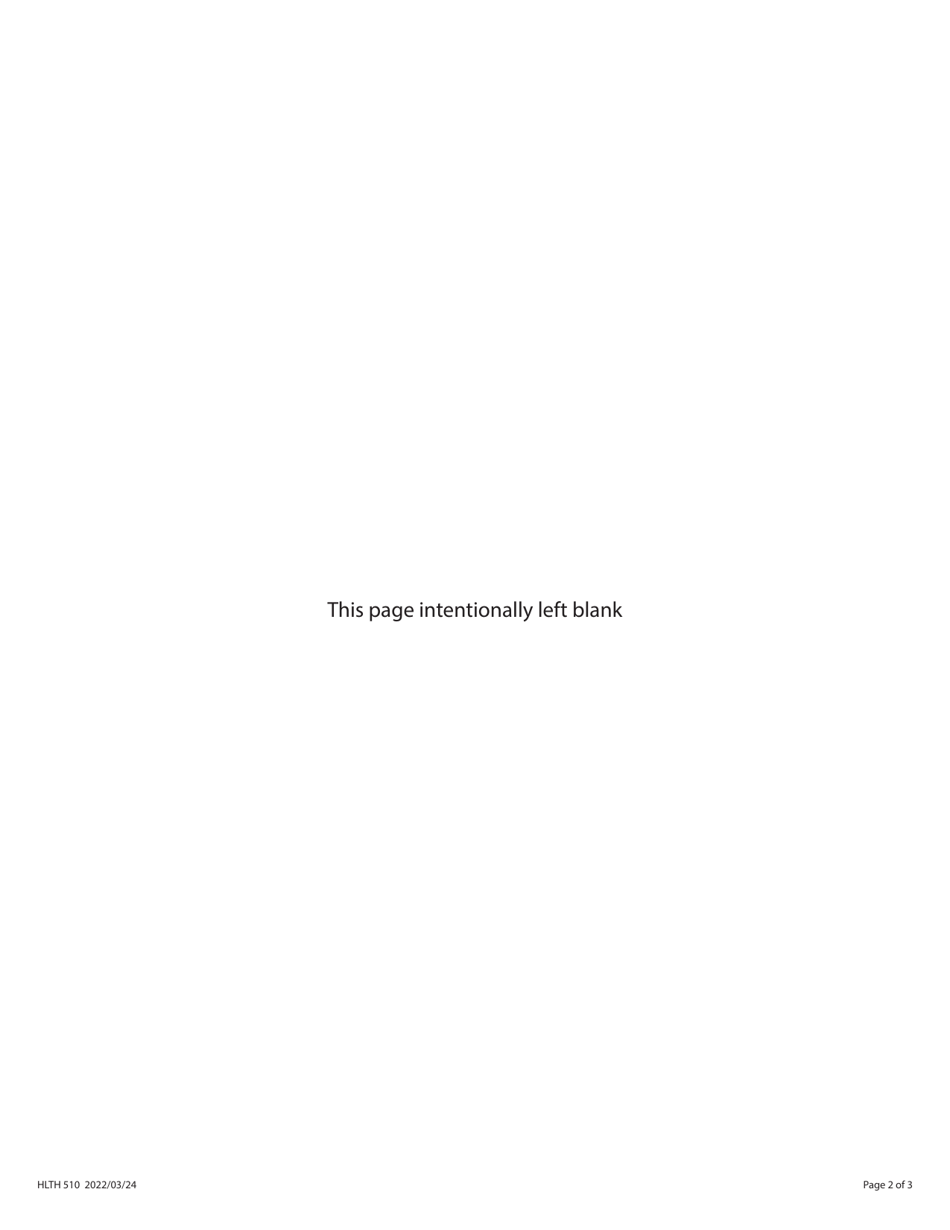 Form HLTH510 Request for Waiver of Parental and / or Guardian Consent for an Application for Change of Gender Designation (Minor) for Bc Services Card, Bc Drivers Licence or Bcid Card - British Columbia, Canada, Page 2