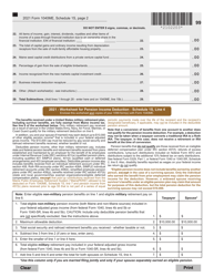Form 1040ME Schedule 1S Income Subtraction Modifications - Maine, Page 2