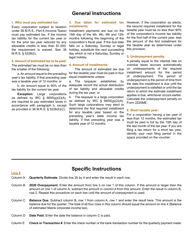 Form 1120W-ME Corporate Income Tax Estimated Tax Worksheet - Maine, Page 2