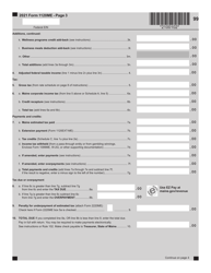 Form 1120ME Maine Corporate Income Tax Return - Maine, Page 3