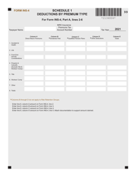 Form INS-4 Insurance Premiums Tax Return - Maine, Page 4