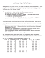 Adult Dependent Care Credit Worksheet - Maine, Page 2