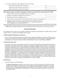 Credit for Rehabilitation of Historic Properties Worksheet - Maine, Page 2