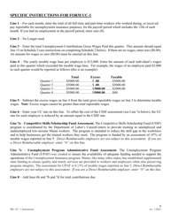 Instructions for Form ME UC-1 Unemployment Contributions Report - Maine, Page 6