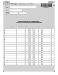 Document preview: Schedule 1040PA-2 Adjustments Attributable to Partners Filing a Modification Amended Return or Alternative Procedure Report - Maine