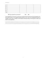Application for Clemency - Commutation of Sentence - Louisiana, Page 12