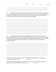 Application for Pardon Consideration - Louisiana, Page 7