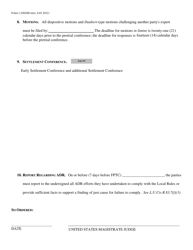 Form 1 Case Management Order - Mississippi, Page 5