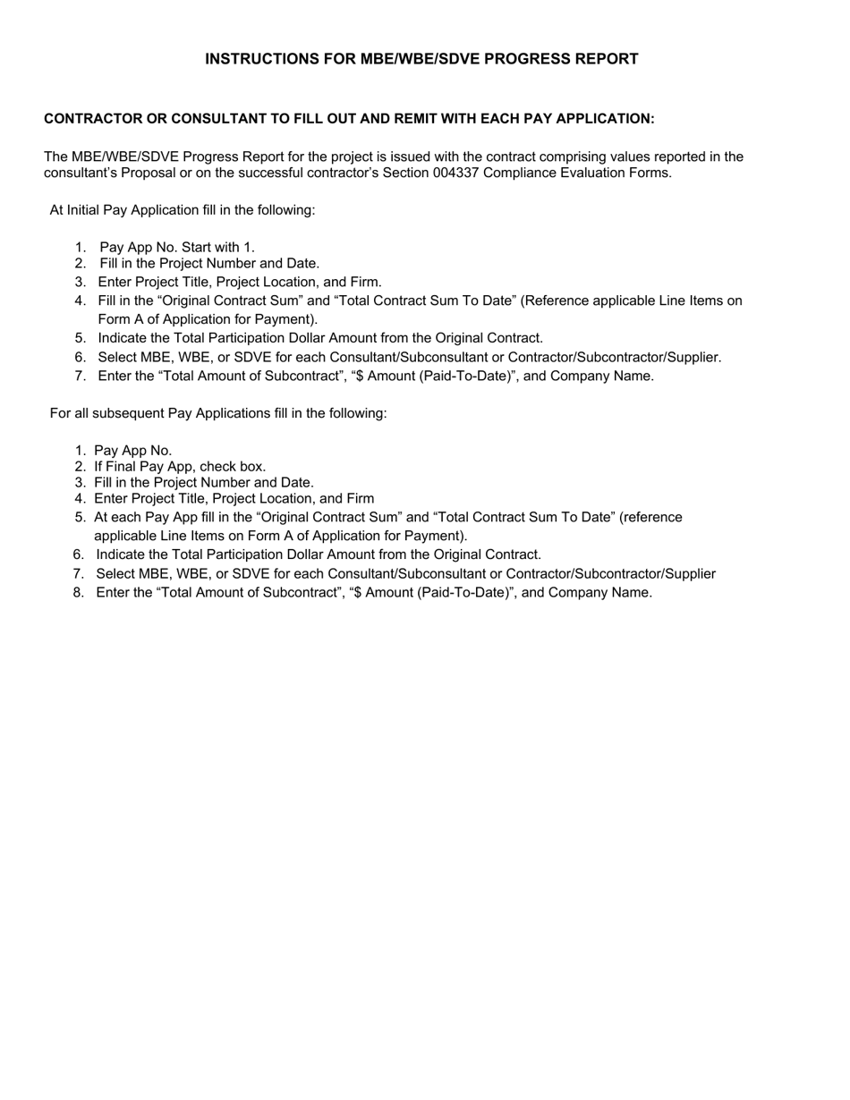 Mbe / Wbe / Sdve Progress Report - Missouri, Page 2