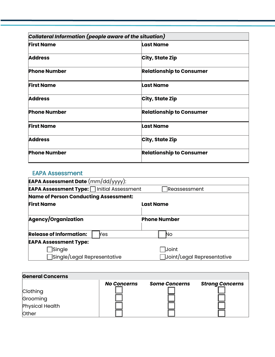 Oaa Services Assessment Form - Iowa, Page 9