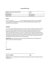 Application for Approved Provider Status With Policy Examples - Iowa, Page 9