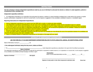 Independent Expenditure Disclosure for Individuals - Minnesota, Page 2