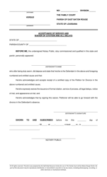 Petition for Divorce (No Minor Children) - Parish of East Baton Rouge, Louisiana, Page 4