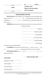 Petition for Divorce - No Fault Divorce (With Minor Children) - Parish of East Baton Rouge, Louisiana, Page 5