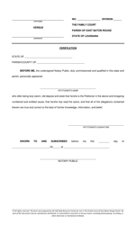 Petition to Establish Custody - Parish of East Baton Rouge, Louisiana, Page 3