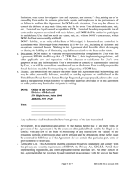 Data Use Agreement - Mississippi, Page 7