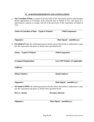 Data Use Agreement - Mississippi, Page 9