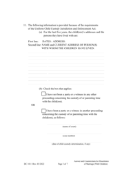 Form DC10:1 Answer and Counterclaim for Dissolution of Marriage (Children) - Nebraska, Page 3