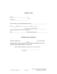 Form DC10:1 Answer and Counterclaim for Dissolution of Marriage (Children) - Nebraska, Page 7