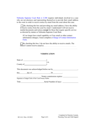 Form DC6:8.3 Complaint for Paternity, Custody, Parenting Time, and Child Support - Nebraska, Page 6
